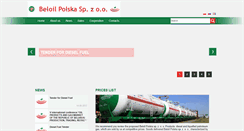 Desktop Screenshot of beloil-poland.pl